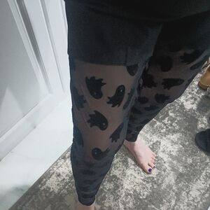 Torrid Black Ghost Print Leggings